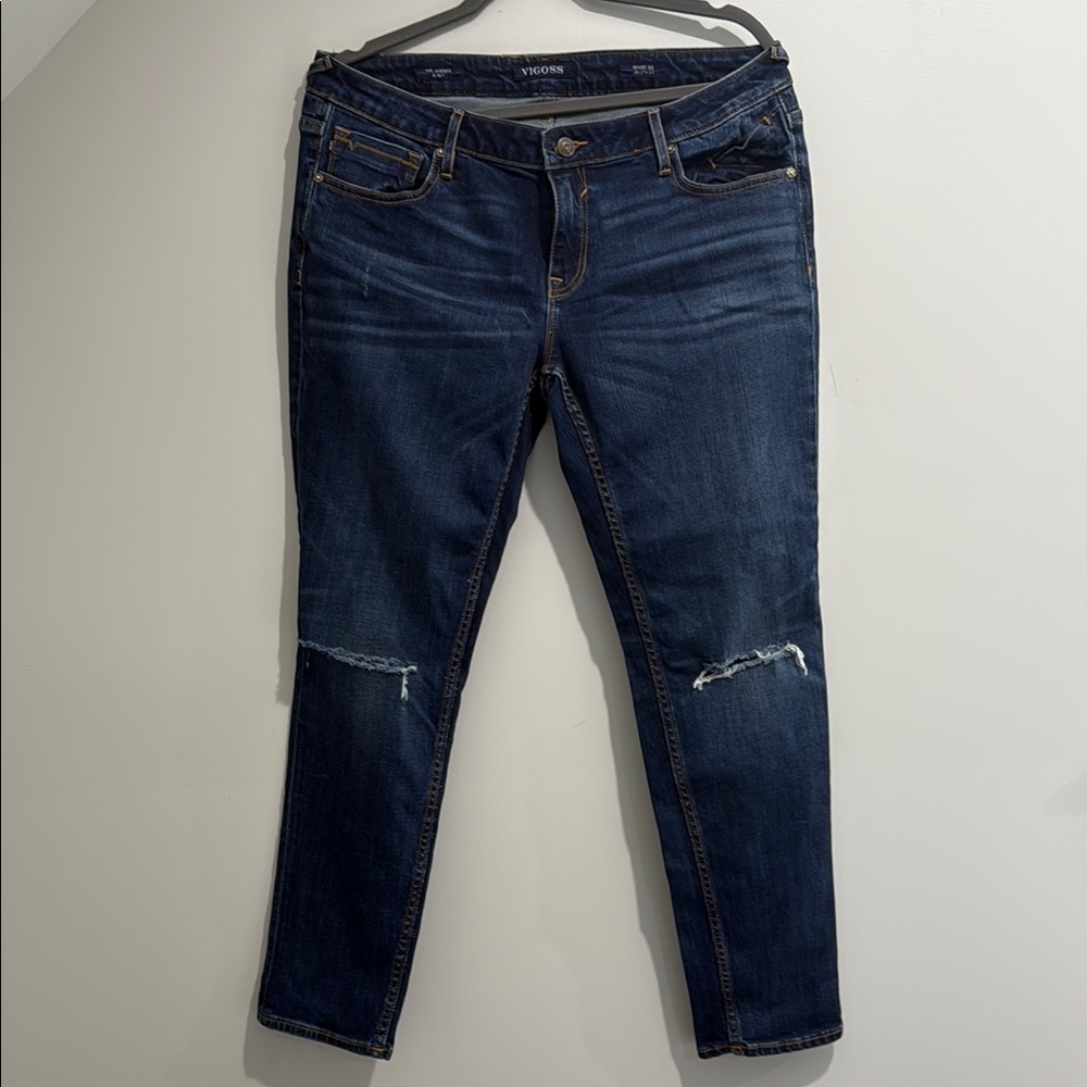 Vigoss Women's Dark Blue Skinny Jeans